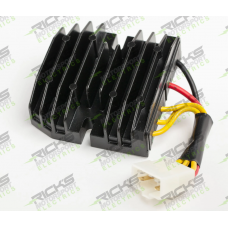 Rick's Motorsports Electrics Universal Style Hot Shot Series Rectifier-Regulator for Yamaha V-MAX '85-20, FZ6 '97-16, FZ6R '97-19, FZR 600 '86-16, YZF600R '94-07, YZF-R1 '96-20